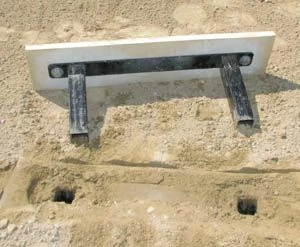 Moveable Pitching Rubber Set, Youth 18" 4 Moveable Pitching Rubber Set, Youth 18" - Image 2