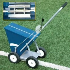 AlumaGoal 65lb Capacity 4-Wheel Dry Line Marker