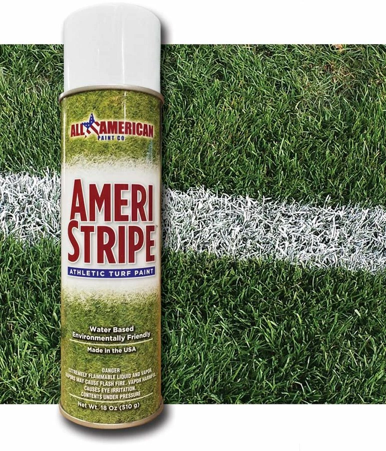 Ameri-Stripe Athletic Aerosol Field Marking Turf Paint, 18oz., WHITE 3 Ameri-Stripe Athletic Aerosol Field Marking Turf Paint, 18oz., WHITE