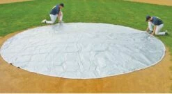 FieldSaver 20' diameter Pitcher's Mound Cover, WOVEN POLY