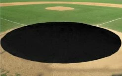FieldSaver 18' diameter Home Plate Youth League Cover, VINYL -SOFTBALL Sales a15 704blk 1