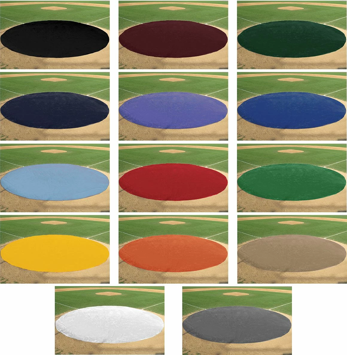 FieldSaver 20' diameter Home Plate Cover, VINYL 4 FieldSaver 20' diameter Home Plate Cover, VINYL - Image 2