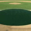 FieldSaver 20' diameter Home Plate Cover, VINYL -SOFTBALL Sales a15 704map 10