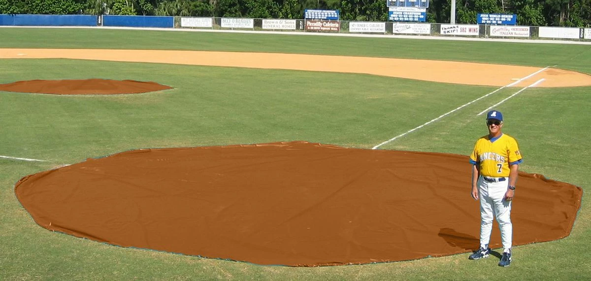 Aer-Flo WWV1812 12' diam. Wind Weighted Mound/Homebase Tarp, 32 lbs 15 Aer-Flo WWV1812 12' diam. Wind Weighted Mound/Homebase Tarp, 32 lbs - Image 13