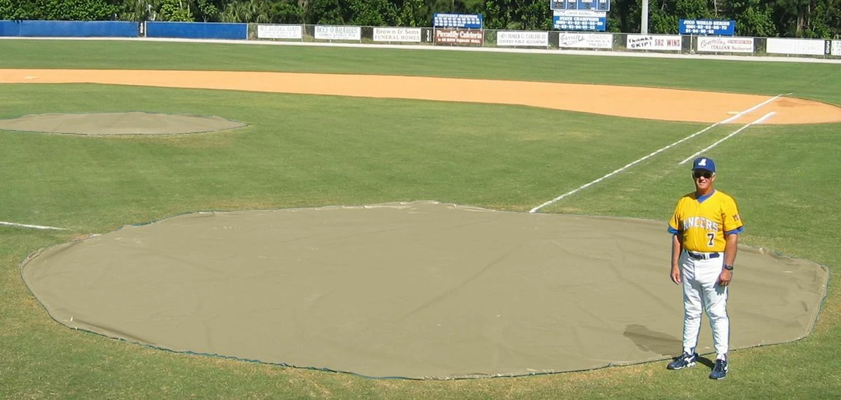 Aer-Flo WWV1812 12' diam. Wind Weighted Mound/Homebase Tarp, 32 lbs 13 Aer-Flo WWV1812 12' diam. Wind Weighted Mound/Homebase Tarp, 32 lbs - Image 11