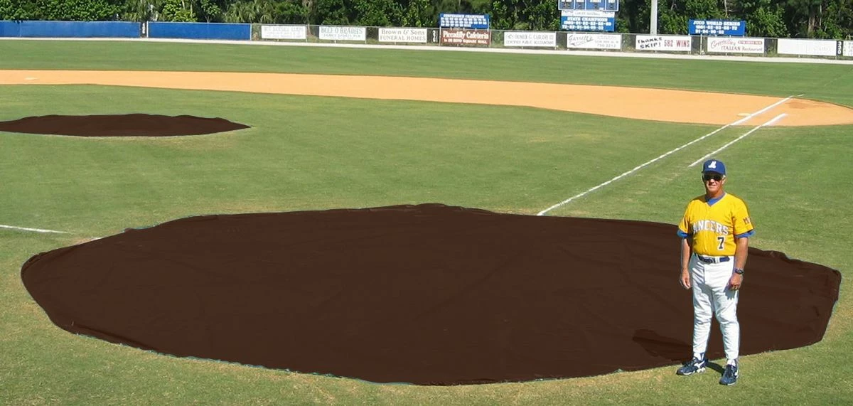 Aer-Flo WWV1812 12' diam. Wind Weighted Mound/Homebase Tarp, 32 lbs 18 Aer-Flo WWV1812 12' diam. Wind Weighted Mound/Homebase Tarp, 32 lbs - Image 16