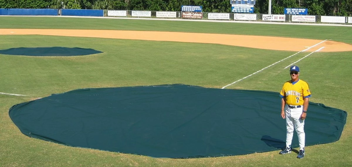 Aer-Flo WWV1812 12' diam. Wind Weighted Mound/Homebase Tarp, 32 lbs 6 Aer-Flo WWV1812 12' diam. Wind Weighted Mound/Homebase Tarp, 32 lbs - Image 4