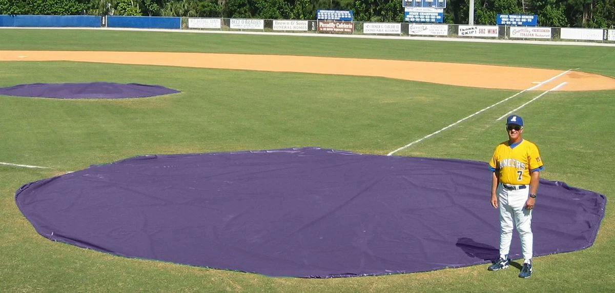 Aer-Flo WWV1812 12' diam. Wind Weighted Mound/Homebase Tarp, 32 lbs 10 Aer-Flo WWV1812 12' diam. Wind Weighted Mound/Homebase Tarp, 32 lbs - Image 8