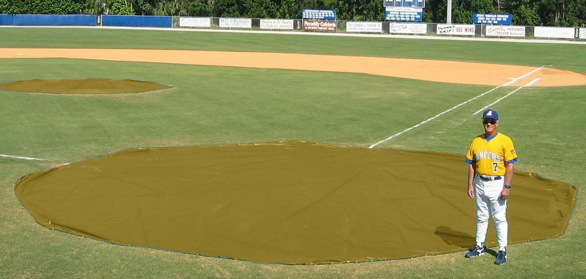 Aer-Flo WWV1812 12' diam. Wind Weighted Mound/Homebase Tarp, 32 lbs 12 Aer-Flo WWV1812 12' diam. Wind Weighted Mound/Homebase Tarp, 32 lbs - Image 10