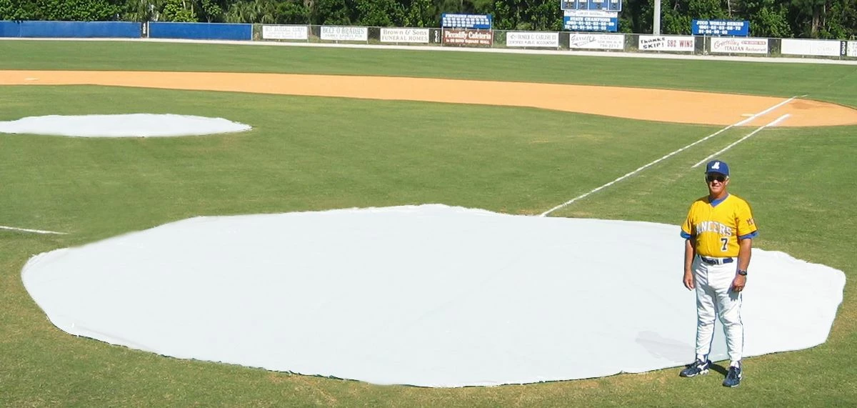 Aer-Flo WWV1812 12' diam. Wind Weighted Mound/Homebase Tarp, 32 lbs 14 Aer-Flo WWV1812 12' diam. Wind Weighted Mound/Homebase Tarp, 32 lbs - Image 12