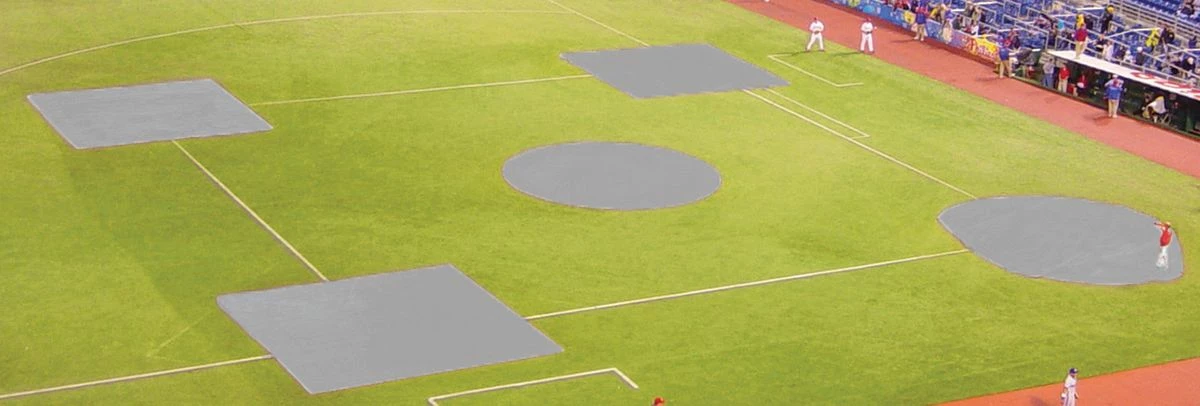 FieldSaver Spot Baseball/Softball Field Covers, Infield Kit, VINYL 8 FieldSaver Spot Baseball/Softball Field Covers, Infield Kit, VINYL - Image 6