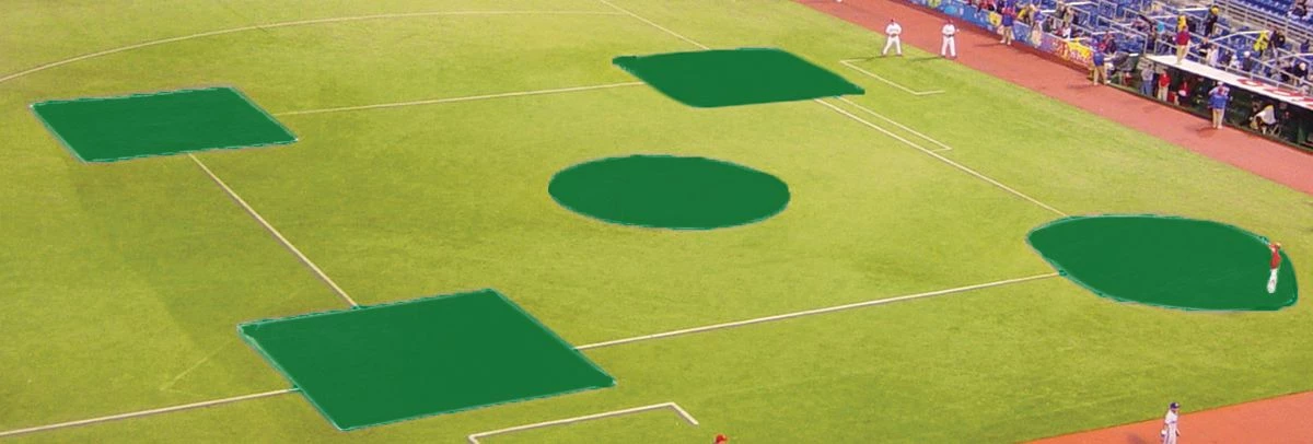FieldSaver Spot Baseball/Softball Field Covers, Infield Kit, VINYL 9 FieldSaver Spot Baseball/Softball Field Covers, Infield Kit, VINYL - Image 7