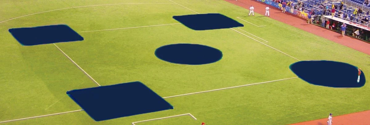 FieldSaver Spot Baseball/Softball Field Covers, Infield Kit, VINYL 7 FieldSaver Spot Baseball/Softball Field Covers, Infield Kit, VINYL - Image 5