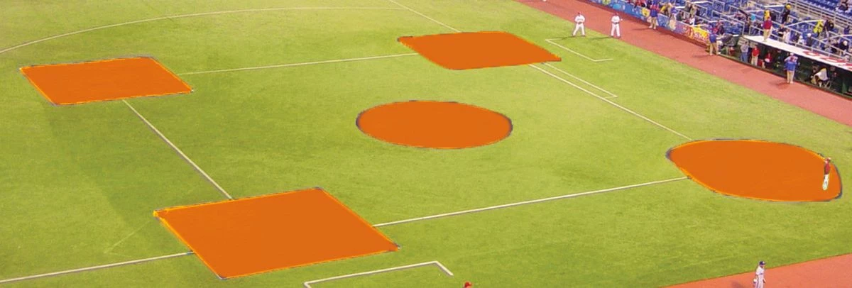 FieldSaver Spot Baseball/Softball Field Covers, Infield Kit, VINYL 12 FieldSaver Spot Baseball/Softball Field Covers, Infield Kit, VINYL - Image 10