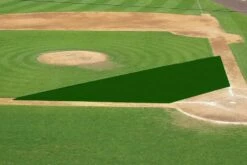 FieldSaver Mesh Infield Protector VCM9x12 Standard Mesh, 15'x20'x50' Forest Green
