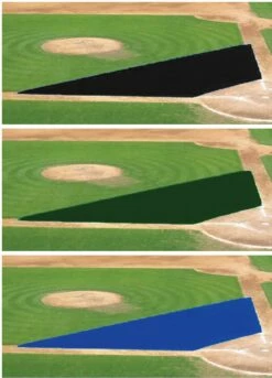 FieldSaver Mesh Infield Protector VCM9x12 Standard Mesh, 15'x20'x50' Forest Green -SOFTBALL Sales a15 764colors 2
