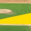 FieldSaver Mesh Infield Protector VCP17x12 Armor Mesh, 15'x26'x56' Black -SOFTBALL Sales a15 765yel 14