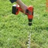 Fence Ground Auger for Power Drill -SOFTBALL Sales a15 885 17