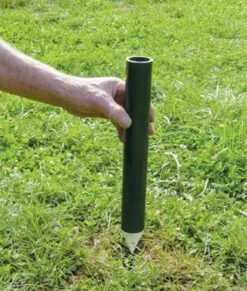 Ground Sockets for 4'H Mesh Temporary Fencing, 11 sockets