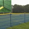 Grand Slam ABOVE GROUND Temporary Fence Package, 150' Red -SOFTBALL Sales a15 930 8