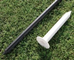 150' Portable Temporary Mesh Outfield Fencing w/ Ground Sockets Blue -SOFTBALL Sales a15 960d 2