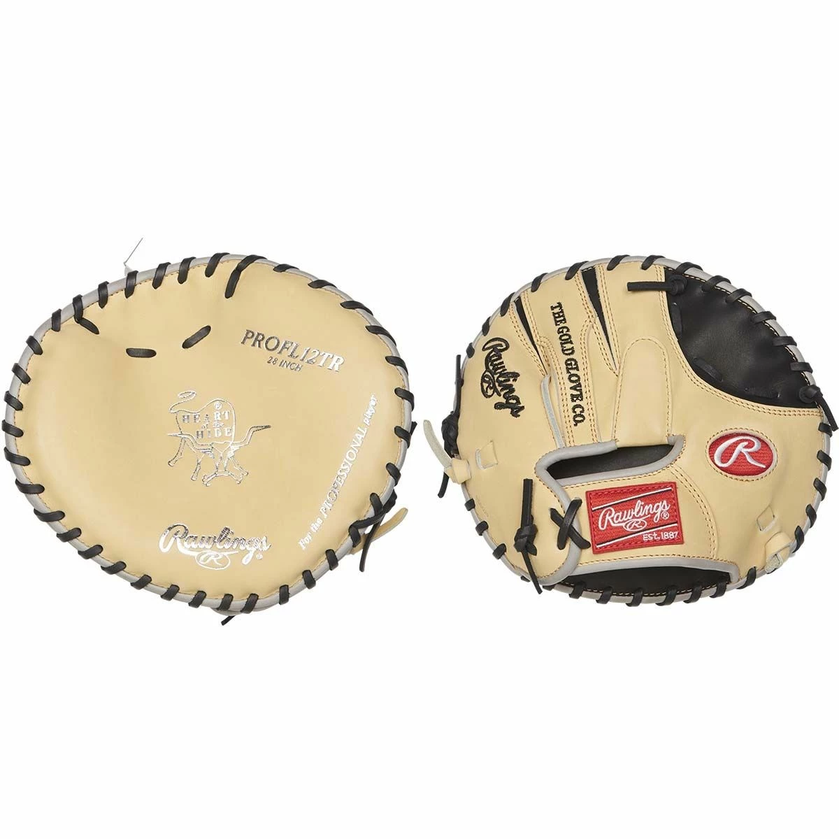 Rawlings 28" Heart Of The Hide Training Baseball Glove, PROFL12TR 3 Rawlings 28" Heart Of The Hide Training Baseball Glove, PROFL12TR