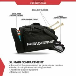 POWERNET Pro Player Bat Duffel -SOFTBALL Sales a31 018 01