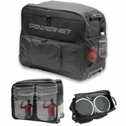 POWERNET Rolling Baseball/Softball Ball Bucket Caddy