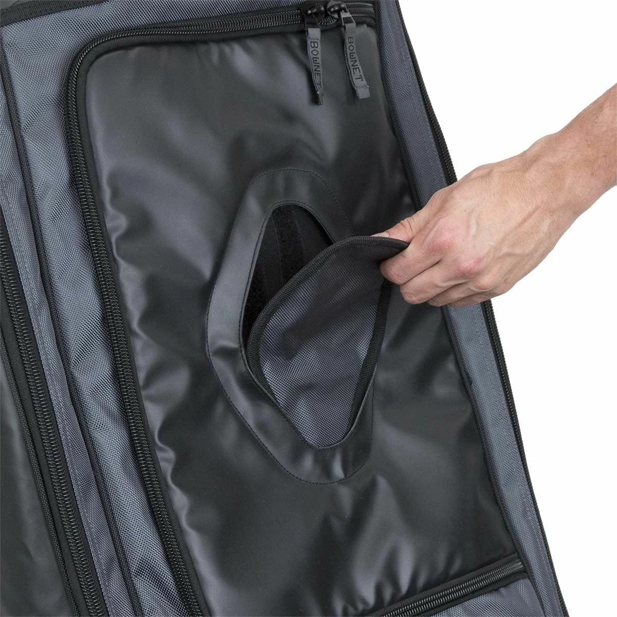 Bownet Cadet Wheeled Catchers Equipment Bag Black 9 Bownet Cadet Wheeled Catchers Equipment Bag Black - Image 7