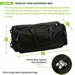 Champion Wheeled Team Equipment Bag -SOFTBALL Sales a32 050 4