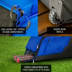 Easton Dugout Wheeled Equipment Bag Red 14 Easton Dugout Wheeled Equipment Bag Red -SOFTBALL Sales a32 056 02