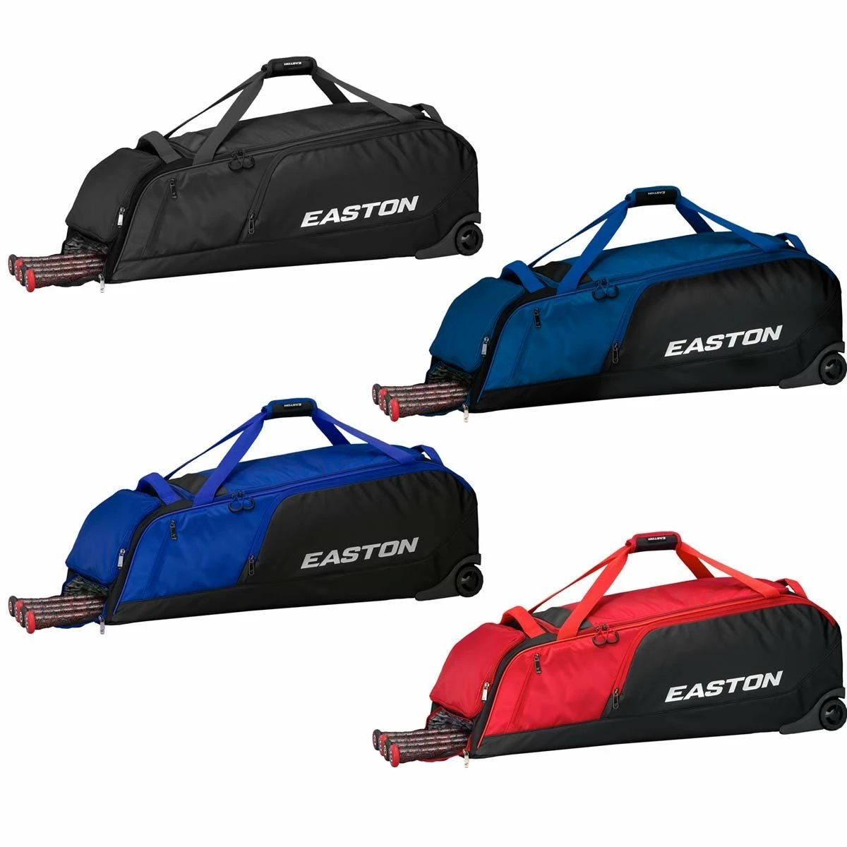 Easton Dugout Wheeled Equipment Bag Red 5 Easton Dugout Wheeled Equipment Bag Red - Image 3