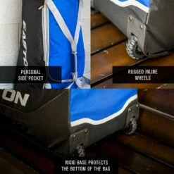 Easton Octane Wheeled Equipment Bag Navy -SOFTBALL Sales a32 057 01