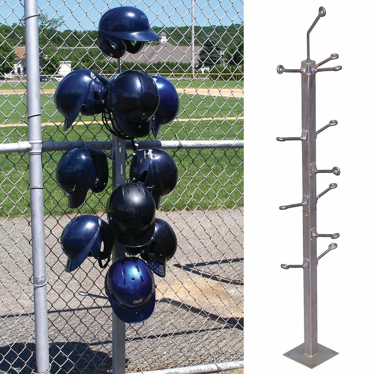 Jaypro Stackmaster Batting Helmet Storage Rack 3 Jaypro Stackmaster Batting Helmet Storage Rack