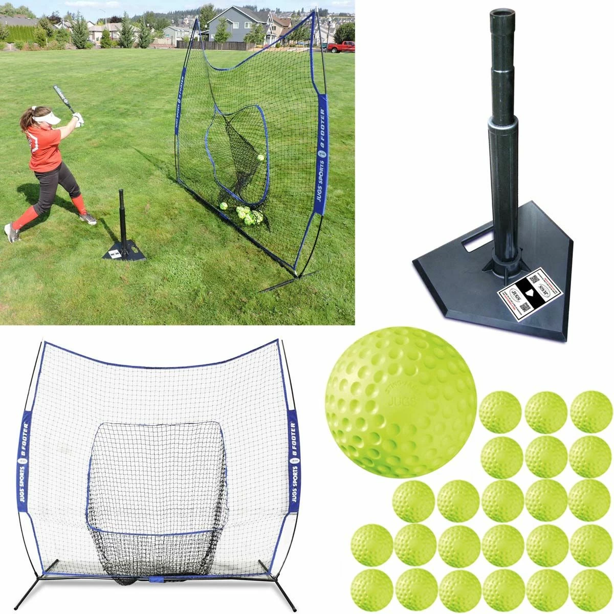 Jugs Softball Batting Practice Package 3 Jugs Softball Batting Practice Package