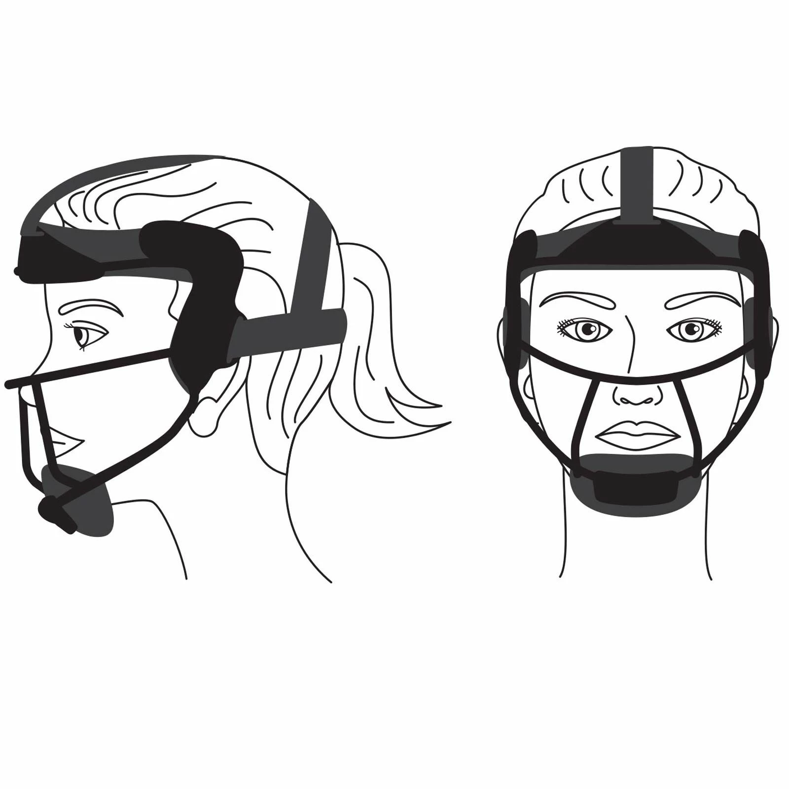 Champro ADULT Grill Softball Fielder's Face Guard, CM01 Silver 6 Champro ADULT Grill Softball Fielder's Face Guard, CM01 Silver - Image 4