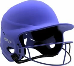 Rip-It MEDIUM/LARGE Vision Pro MATTE Fastpitch Softball Batting Helmet, VISN-M Black