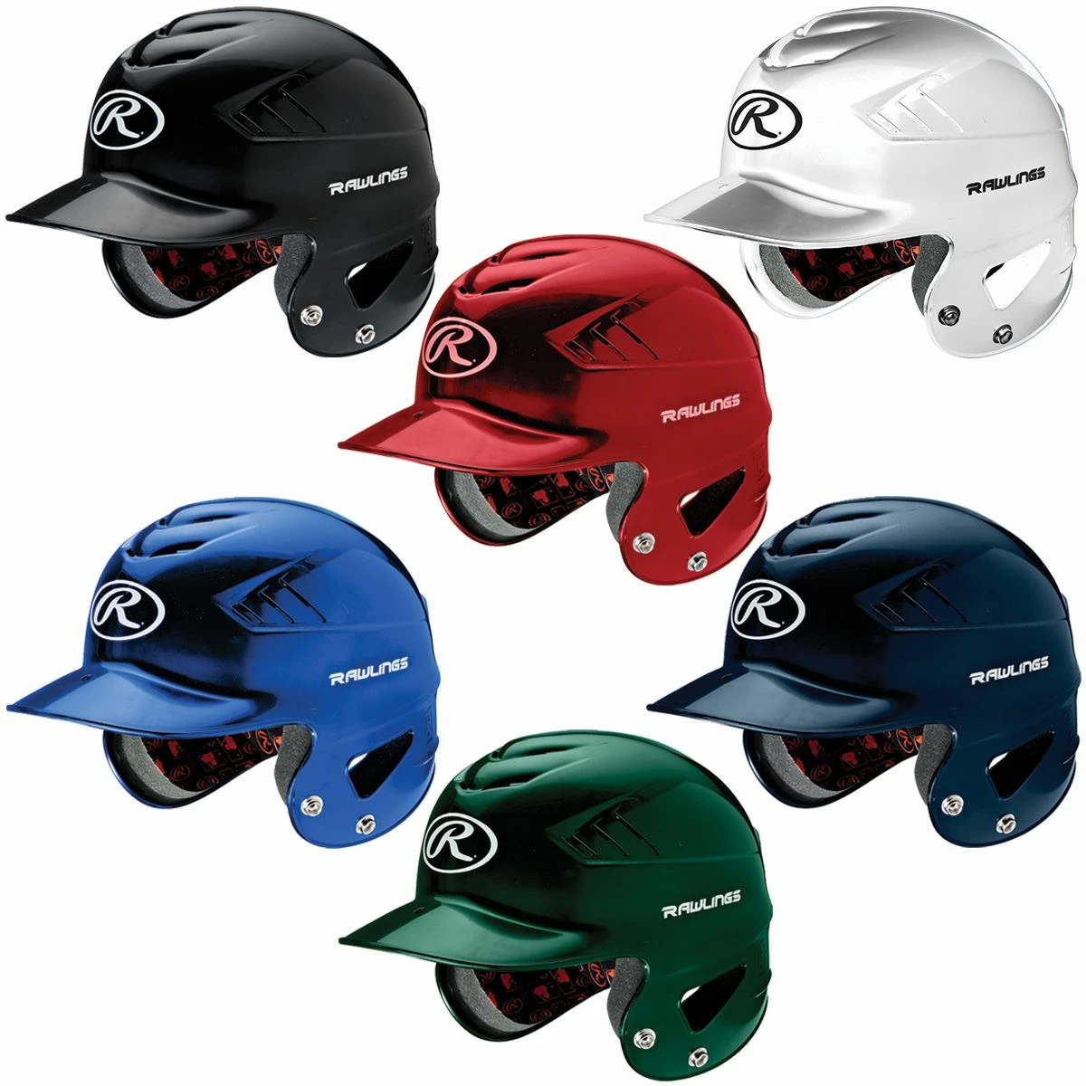Rawlings Coolflo Batting Helmet, RCFH White 5 Rawlings Coolflo Batting Helmet, RCFH White - Image 3