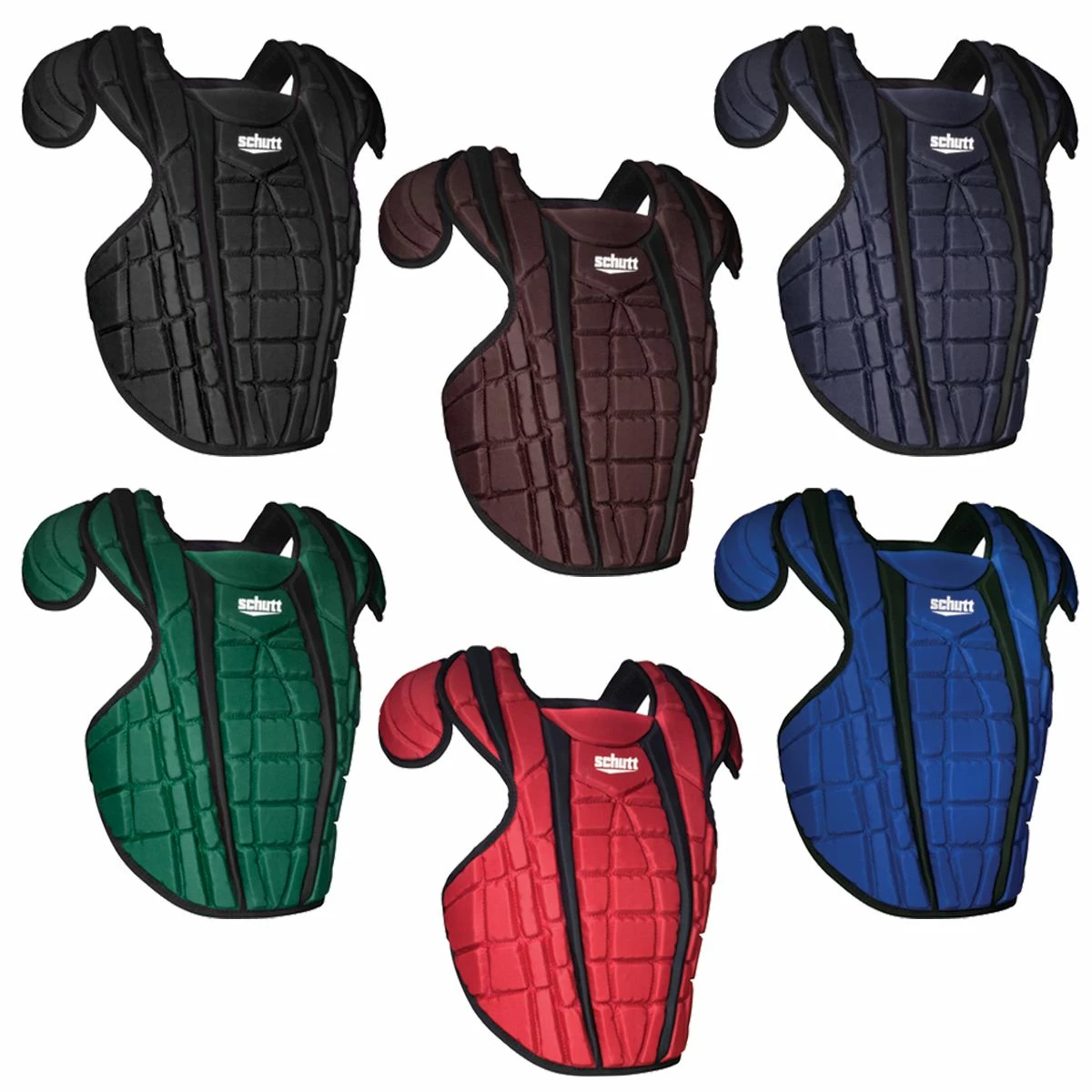 Schutt 15" Air Maxx Scorpion Chest Protector Dark Green 4 Schutt 15" Air Maxx Scorpion Chest Protector Dark Green - Image 2