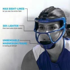 Champro Rampage Softball Fielder's Face Guard Scarlet -SOFTBALL Sales a32 308 1