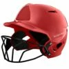 Evoshield XVT Batting Helmet w/ Softball Facemask Black -SOFTBALL Sales a32 331