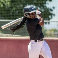 Easton Ghost Matte Two-Tone Fastpitch Batting Helmet w/Mask Columbia Blue/White -SOFTBALL Sales a32 361 02