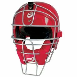 Pro Nine Age 5-7 3-Piece Youth Catcher's Gear Set w/ Scarlet Helmet -SOFTBALL Sales a32 363 sca