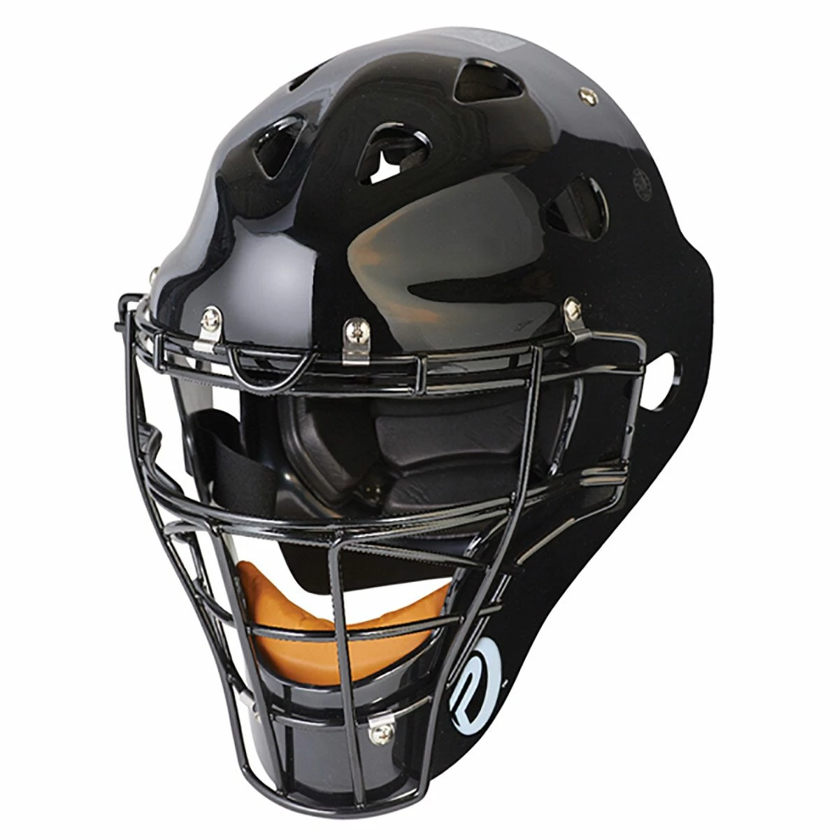 Pro Nine Adult Hockey Style Umpire Helmet Black 3 Pro Nine Adult Hockey Style Umpire Helmet Black