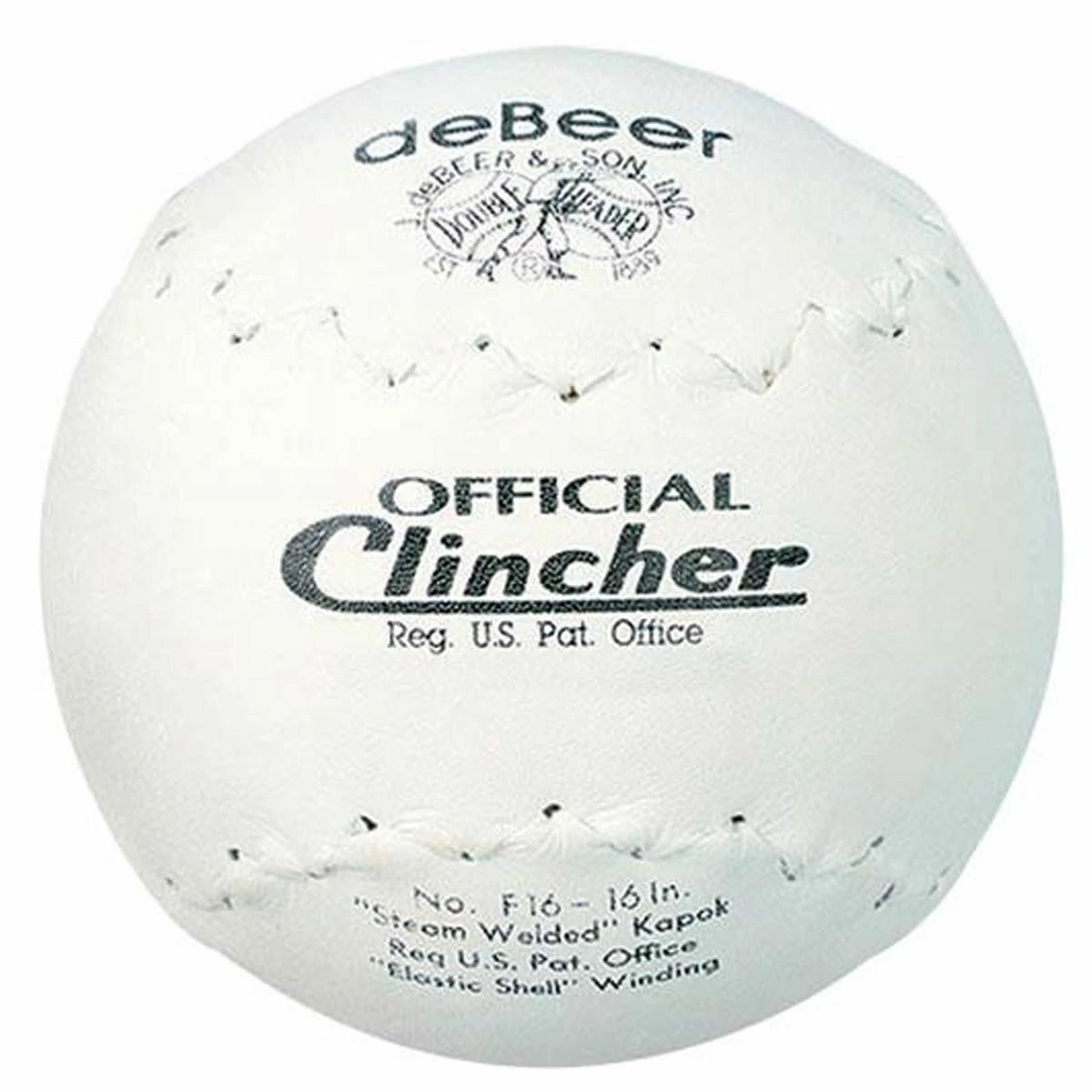 deBeer 16" Clincher F16 Softballs, dz 3 deBeer 16" Clincher F16 Softballs, dz