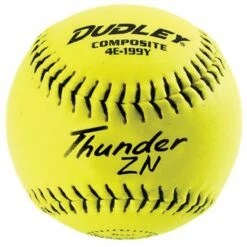 Dudley 4E199Y 12" Thunder ZN NSA ICON Composite Slowpitch Softballs, dz