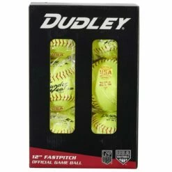 Dudley 12", 6/pk 4D147YR6 USA/NFHS Poly Fastpitch Softballs -SOFTBALL Sales a32 413 new 03