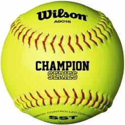 Wilson 12" A9016 47/375 Champion NFHS Leather Cork Softball, WTA9016BSST