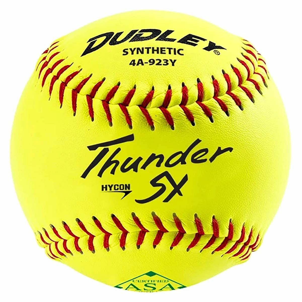 Dudley 11" ASA Thunder SY, .52/300 Synthetic Slowpitch Softball, dz 3 Dudley 11" ASA Thunder SY, .52/300 Synthetic Slowpitch Softball, dz