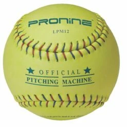 Pro Nine 12" LPM12 Leather Pitching Machine Softballs